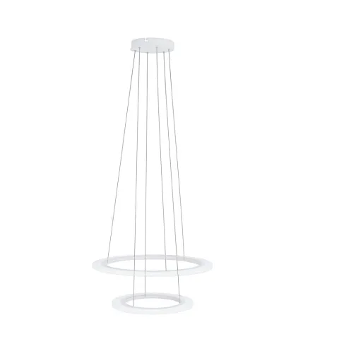 Suspensie Eglo Penaforte 39273, Led 18.5W 5700Lm 3000K Ø590Mm, Aluminiu, Alb