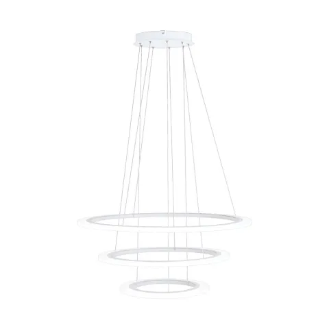 Suspensie Eglo Penaforte 39274, Led 18.5W 10700Lm 3000K Ø790Mm, Aluminiu, Alb