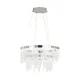 Suspensie Cristal Eglo Antelao 39281, Led 46W 5800Lm 4000K Ø610Mm, Cristal, Transparent