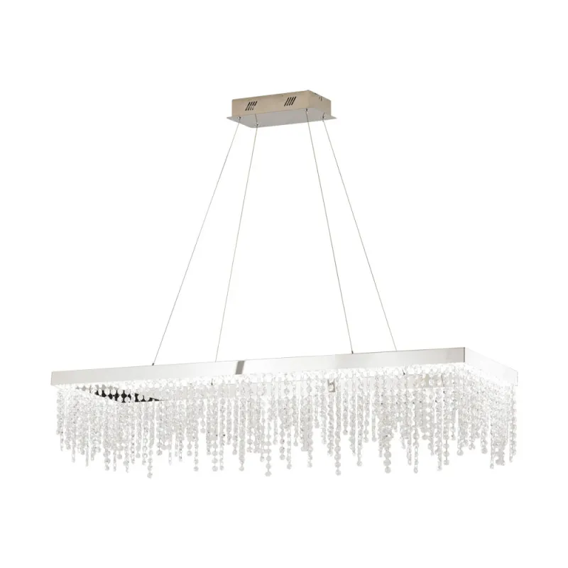 Suspensie Cristal Eglo Antelao 39283, Led 39W 5100Lm 4000K, Cristal, Transparent