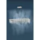 Suspensie Cristal Eglo Antelao 39283, Led 39W 5100Lm 4000K, Cristal, Transparent