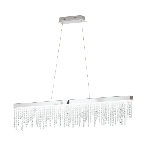 Suspensie Cristal Eglo Antelao 39284, Led 32W 4200Lm 4000K, Cristal, Transparent