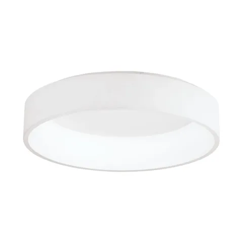 Plafoniera Eglo Marghera 1 39287, Led 34W 4000Lm 3000K Ø595Mm, Plastic, Otel, Alb