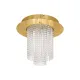 Plafoniera Eglo Vilalones 39398, Led 10X4.3W 5500Lm 3000K Ø500Mm, Cristal, Transparent