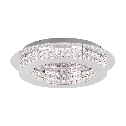 Plafoniera Eglo Principe 39401, Led 10X3.15W 3800Lm 3000K Ø500Mm, Cristal, Transparent