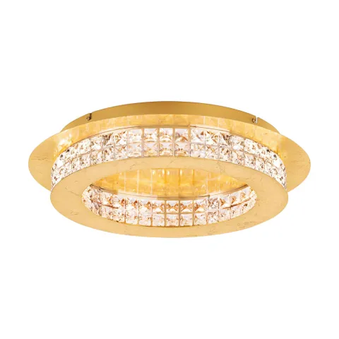 Plafoniera Eglo Principe 39405, Led 10X3.15W 3800Lm 3000K Ø500Mm, Cristal, Transparent
