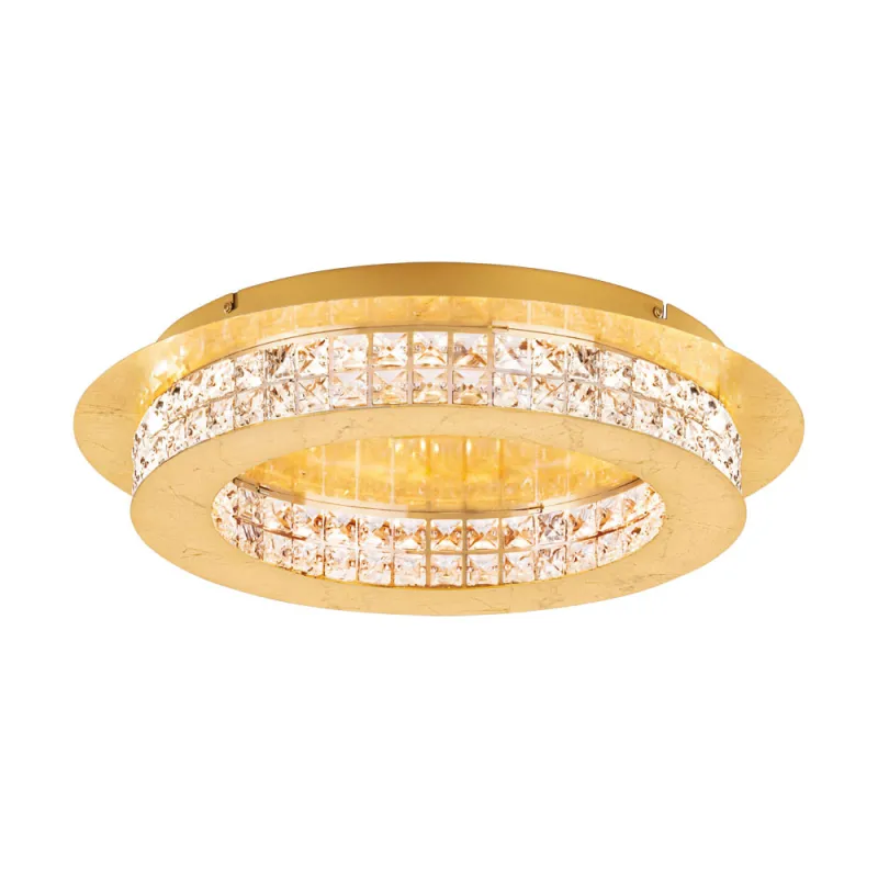Plafoniera Eglo Principe 39405, Led 10X3.15W 3800Lm 3000K Ø500Mm, Cristal, Transparent