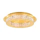 Plafoniera Eglo Principe 39405, Led 10X3.15W 3800Lm 3000K Ø500Mm, Cristal, Transparent