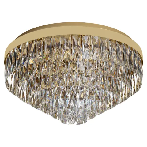 Plafoniera Eglo Valparaiso 39458, E14 11X40W Ø580Mm, Cristal, Transparent