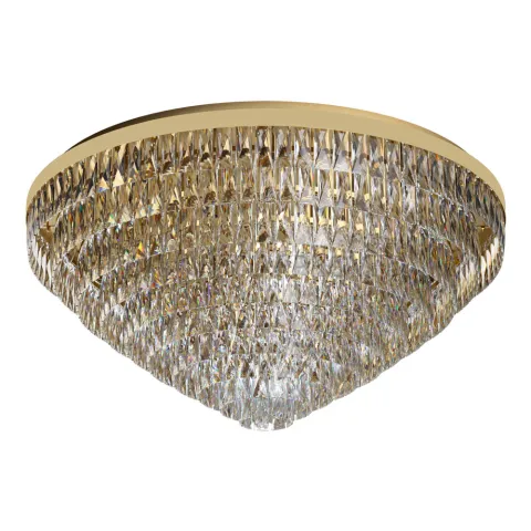 Plafoniera Eglo Valparaiso 39461, E14 25X40W Ø980Mm, Cristal, Transparent
