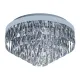 Plafoniera Eglo Valparaiso 1 39489, E14 8X40W Ø480Mm, Cristal, Transparent