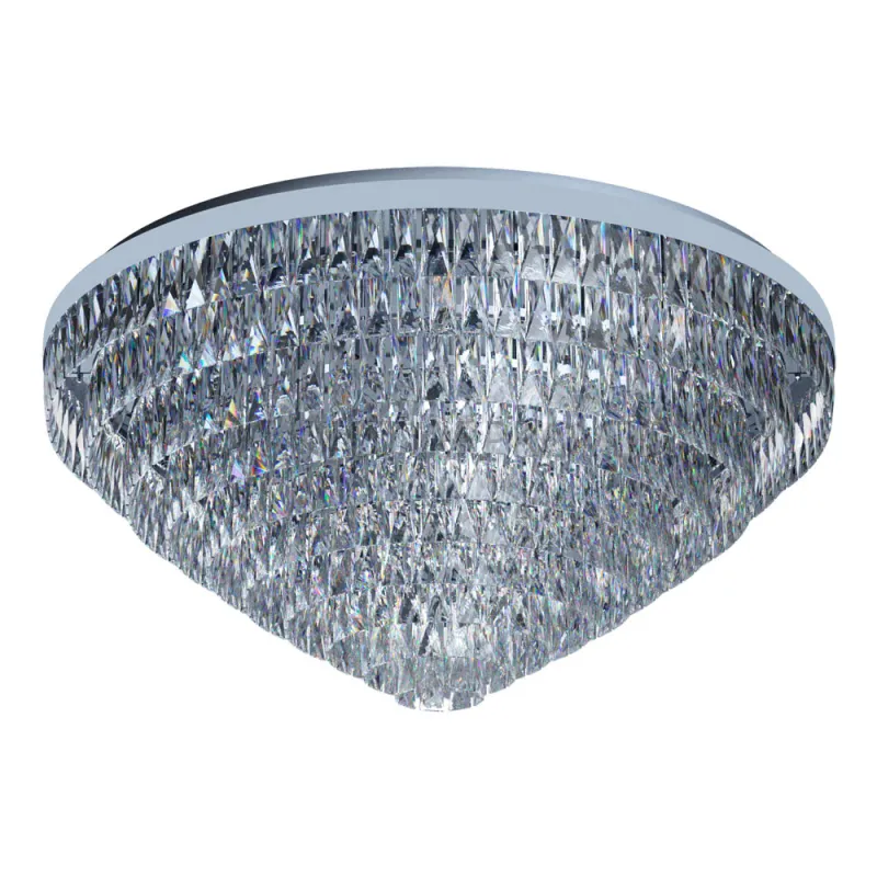 Plafoniera Eglo Valparaiso 1 39493, E14 25X40W Ø980Mm, Cristal, Transparent