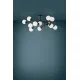 Plafoniera Eglo Maragall 39529, G9 12X3W, Sticla Opal Mat, Negru
