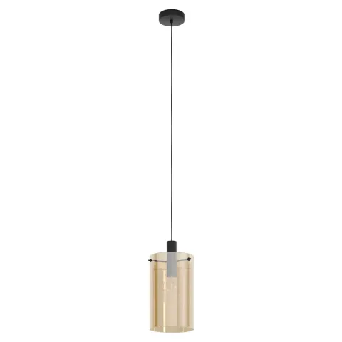 Pendul Eglo Polverara 39537, E27 1X40W Ø180Mm, Chihlimbar