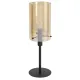Veioza Eglo Polverara 39541, E27 1X40W Ø180Mm, Sticla Aburita, Chihlimbar