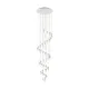 Suspensie Cristal Eglo Pianopoli 1 39545, Led 40X1.8W 8600Lm 3000K Ø780Mm, Cristal, Transparent
