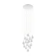 Suspensie Cristal Eglo Montefio 2 39547, Led 17X5W 8160Lm 3000K Ø780Mm, Cristal, Transparent, Alb