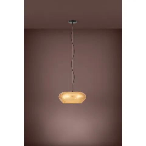 Pendul Eglo Priorat 39595, E27 3X20W Ø500Mm, Auriu