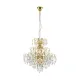 Candelabru Eglo Fenoullet 1 39605, E14 5X25W Ø575Mm, Transparent