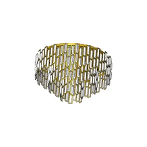 Plafoniera Eglo Calmeilles 39611, E14 10X25W Ø630Mm, Cristal, Transparent