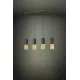 Suspensie Eglo Counuzulus 39659, E27 4X40W, Otel, Alama, Negru
