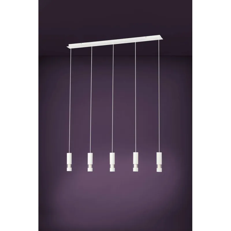 Suspensie Eglo Bernabeta 39702, Gu10 5X5W, Otel, Transparent