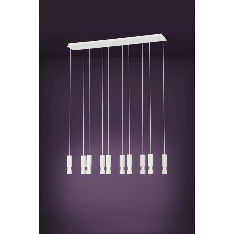 Suspensie Eglo Bernabeta 39703, Gu10 10X5W, Otel, Transparent