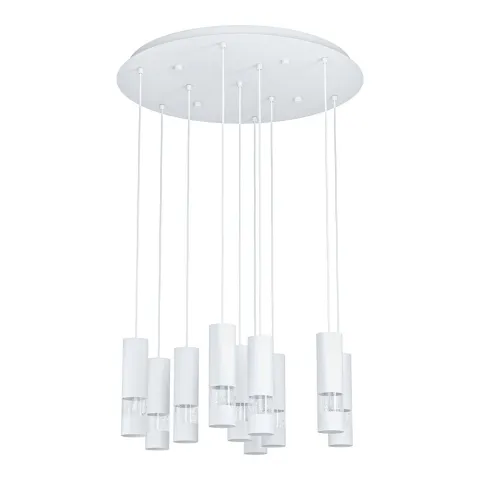 Suspensie Eglo Bernabeta 39704, Gu10 10X5W Ø580Mm, Otel, Transparent