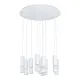 Suspensie Eglo Bernabeta 39704, Gu10 10X5W Ø580Mm, Otel, Transparent