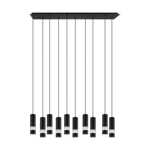 Suspensie Eglo Bernabeta 39707, Gu10 10X5W, Otel, Transparent