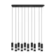 Suspensie Eglo Bernabeta 39707, Gu10 10X5W, Otel, Transparent