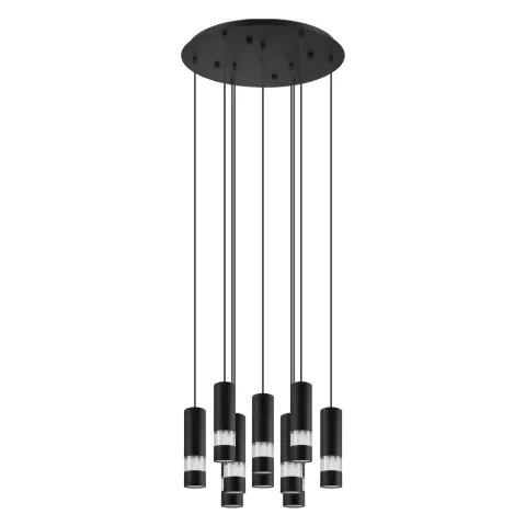 Suspensie Eglo Bernabeta 39708, Gu10 10X5W Ø580Mm, Otel, Transparent