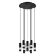 Suspensie Eglo Bernabeta 39708, Gu10 10X5W Ø580Mm, Otel, Transparent