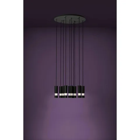 Suspensie Eglo Bernabeta 39708, Gu10 10X5W Ø580Mm, Otel, Transparent