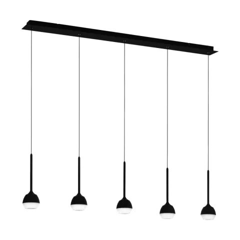Suspensie Eglo Nucetto 39712, Led 5X4.5W 2650Lm 3000K, Otel, Transparent