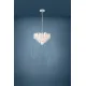 Candelabru Eglo Carvario 39721, E14 7X40W Ø485Mm, Transparent, Satinat