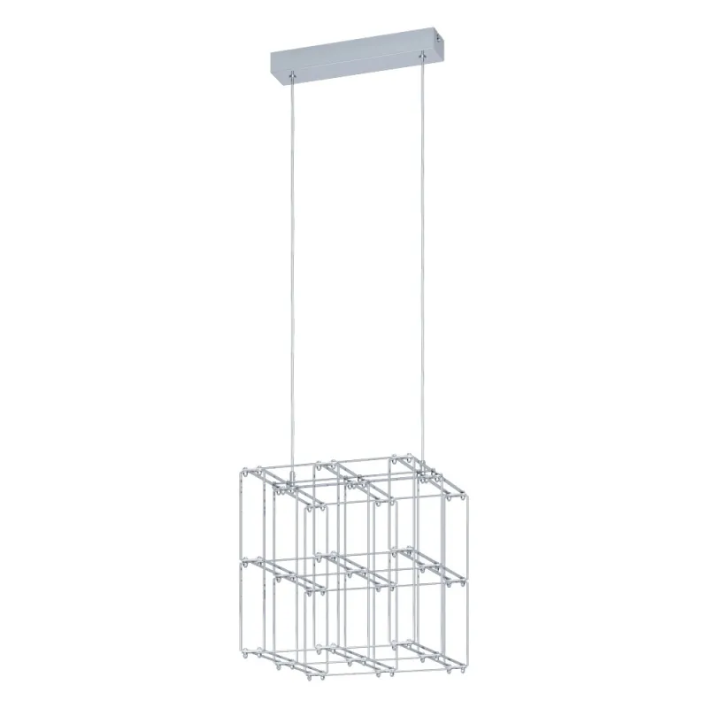 Suspensie Eglo Frontera 39729, Led 20.25W 2376Lm 3000K, Otel, Crom