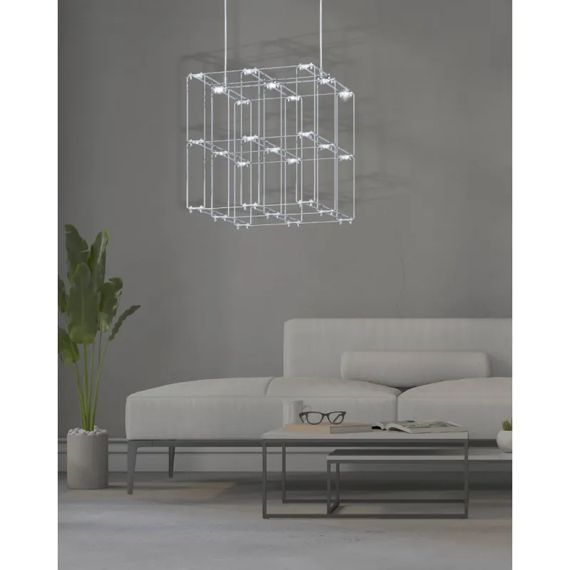 Suspensie Eglo Frontera 39729, Led 20.25W 2376Lm 3000K, Otel, Crom