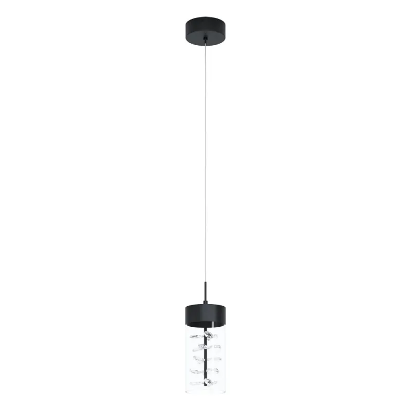 Pendul Eglo Cabezola 39736, Led 1X5.3W 580Lm 3000K Ø120Mm, Transparent