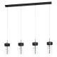 Suspensie Eglo Cabezola 39737, Led 4X6.6W 2880Lm 3000K, Cristal, Transparent