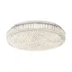 Plafoniera Eglo Balparda 39747, Led 43.5W 4780Lm 4000K Ø605Mm, Cristal, Transparent