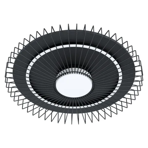 Plafoniera Eglo Badaleos 39799, Led;Led 22.5W;12W 4350Lm 3000K Ø570Mm, Otel, Transparent