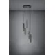 Suspensie Eglo Mentalona 39823, Gu10 5X4.5W Ø365Mm, Otel, Negru, Alb