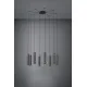 Suspensie Eglo Mentalona 39824, Gu10 8X4.5W Ø185Mm, Otel, Negru, Alb