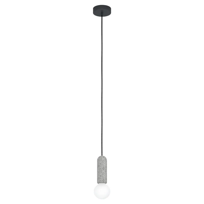 Pendul Vintage Eglo Giaconecchia 39831, E27 1X40W Ø105Mm, Gri