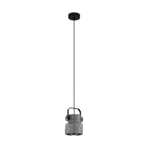 Pendul Vintage Eglo Hilcott 39854, E27 1X40W Ø145Mm, Galvanizat