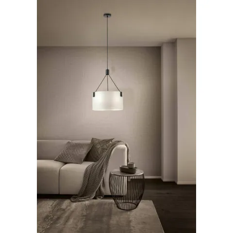 Pendul Eglo Tortola 39882, E27 3X40W Ø450Mm, Alb