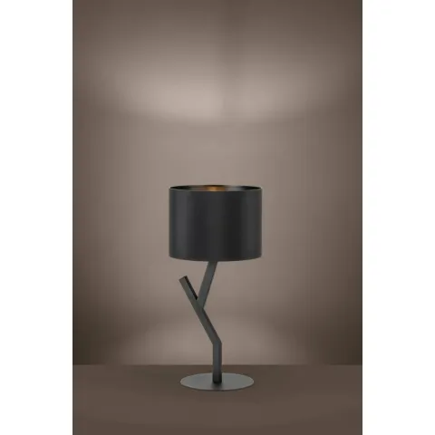 Veioza Eglo Balnario 39888, E27 1X40W Ø300Mm, Textil, Negru