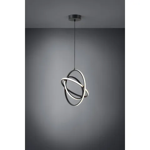 Suspensie Eglo Retornio 39892, Led 37.8W 5200Lm 3000K Ø500Mm, Otel, Aluminiu, Alb