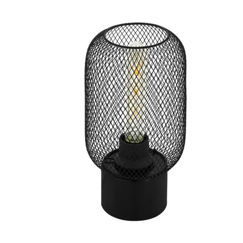 Veioza Vintage Eglo Wrington 43096, E27 1X60W Ø150Mm, Otel, Negru